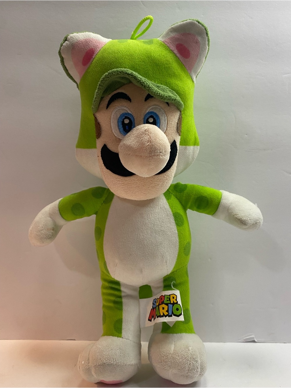 Super Mario Bros Cat Suit Luigi Plush 12" 2023